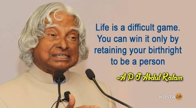 Amazing Quotes By A P J Abdul Kalam