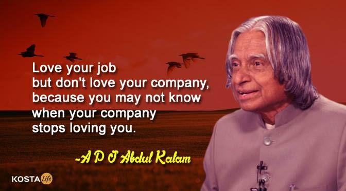 Amazing Quotes By A P J Abdul Kalam