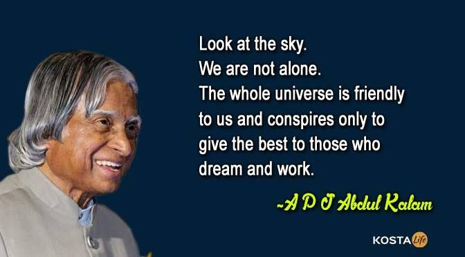 Amazing Quotes By A P J Abdul Kalam