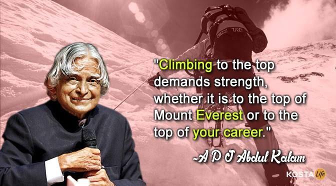 Amazing Quotes By A P J Abdul Kalam