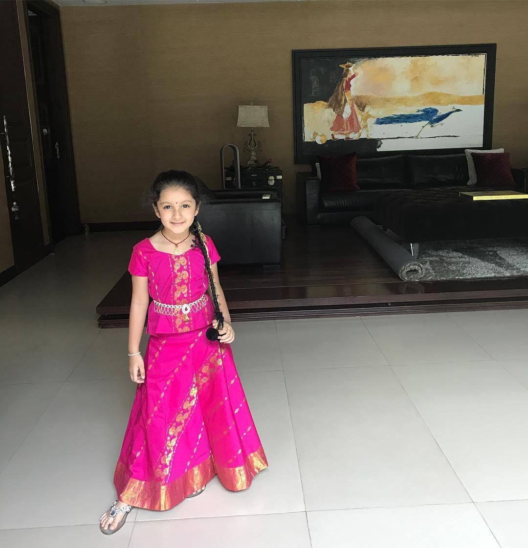 An adorable clicks of Mahesh's daughter Sithara