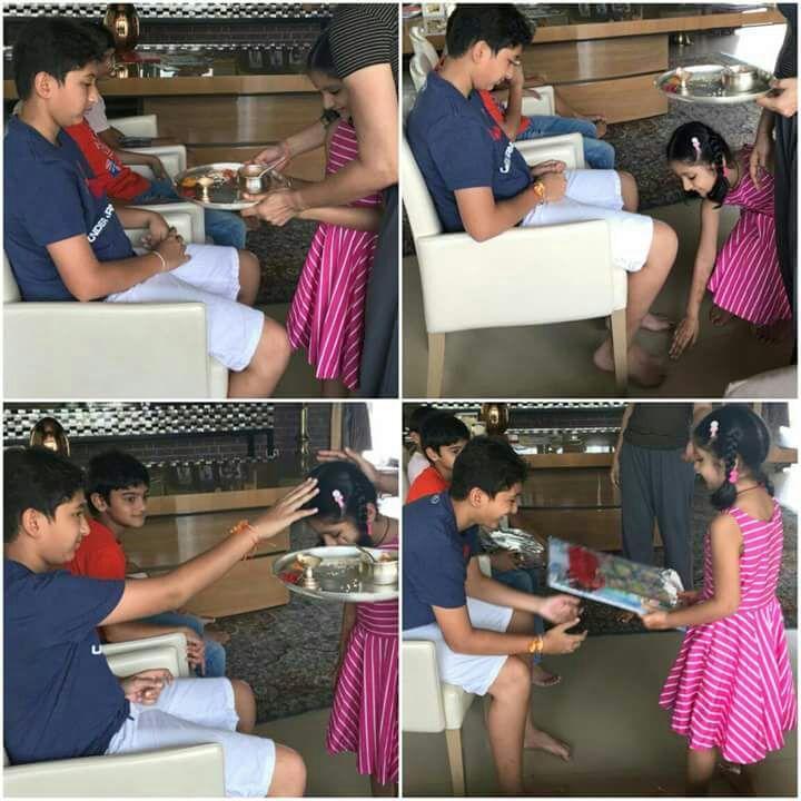 An adorable clicks of Mahesh's daughter Sithara