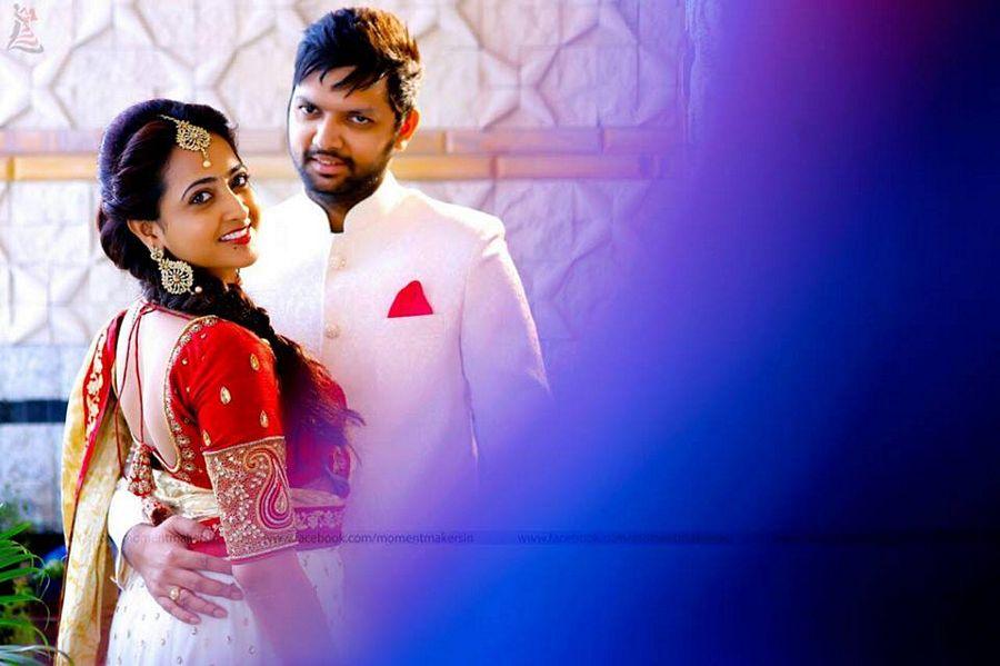 Anchor Lasya Engagement Photos