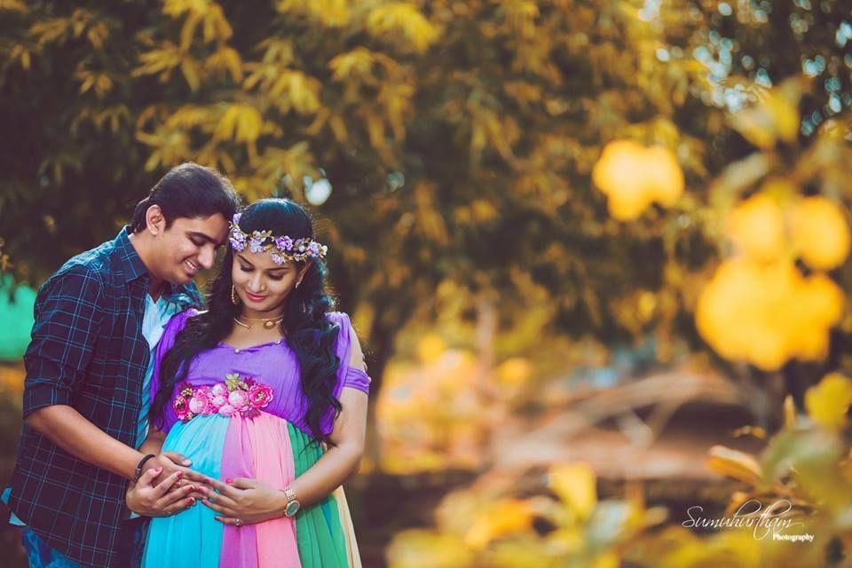 Anchor Mrudula Maternity Photoshoot Stills