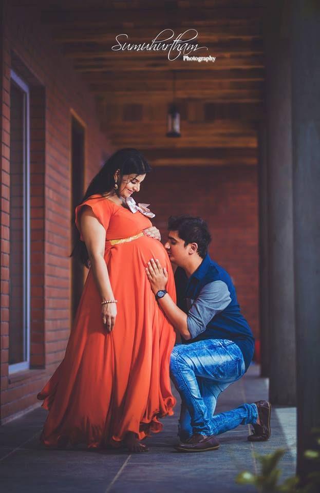 Anchor Mrudula Maternity Photoshoot Stills