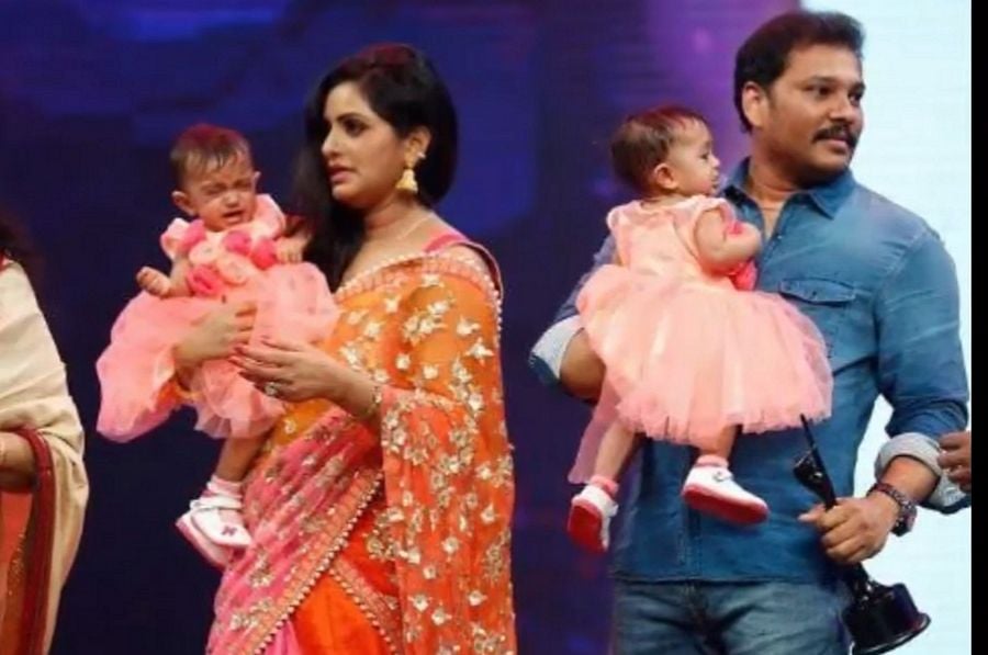 Anchor Udaya Bhanu Twin Daughters Photos