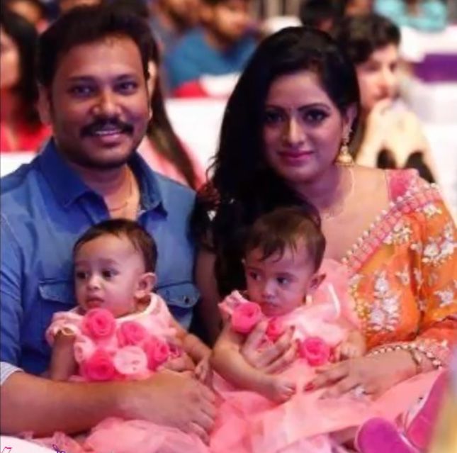 Anchor Udaya Bhanu Twin Daughters Photos