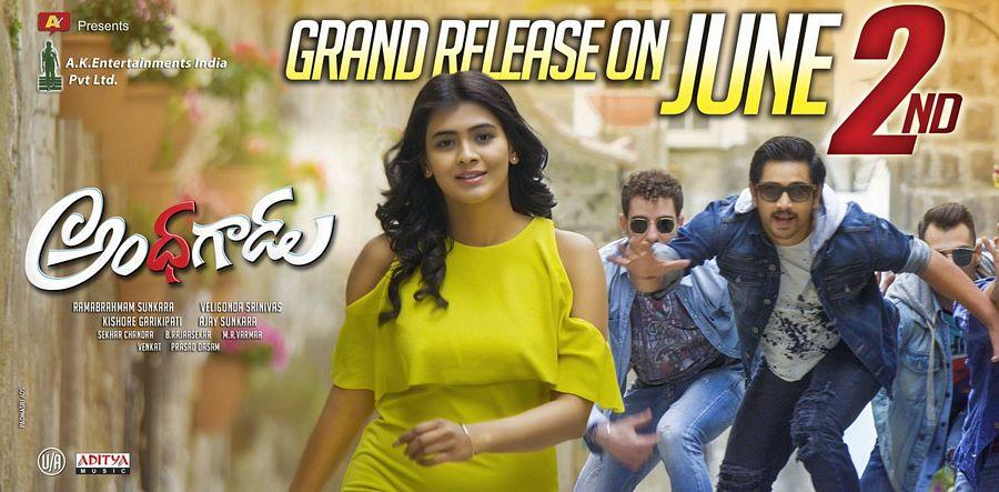 Andhagadu Movie Release Date Posters