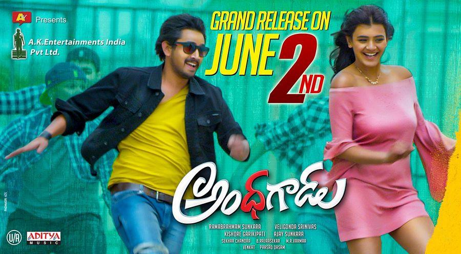 Andhagadu Movie Release Date Posters