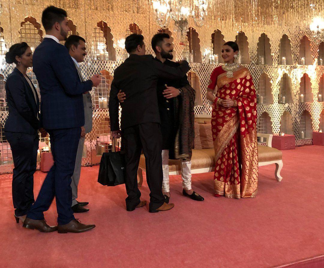 Anushka Sharma & Virat Kohli Wedding Reception Photos