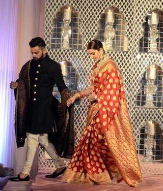 Anushka Sharma & Virat Kohli Wedding Reception Photos