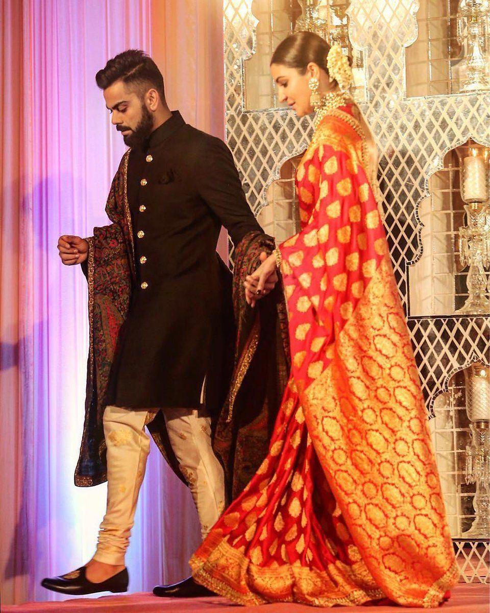 Anushka Sharma & Virat Kohli Wedding Reception Photos