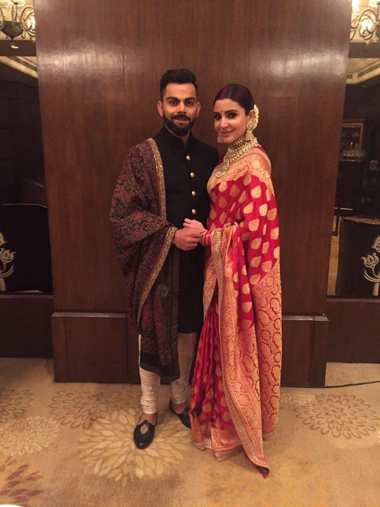 Anushka Sharma & Virat Kohli Wedding Reception Photos