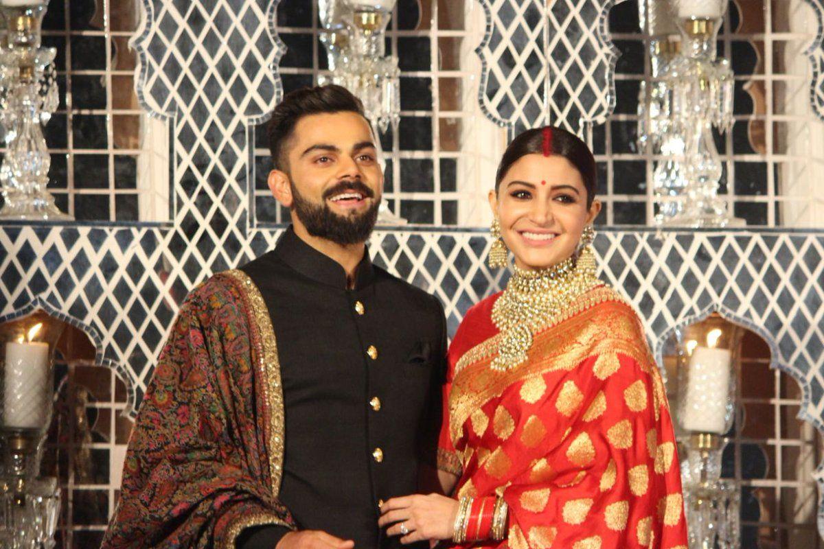 Anushka Sharma & Virat Kohli Wedding Reception Photos