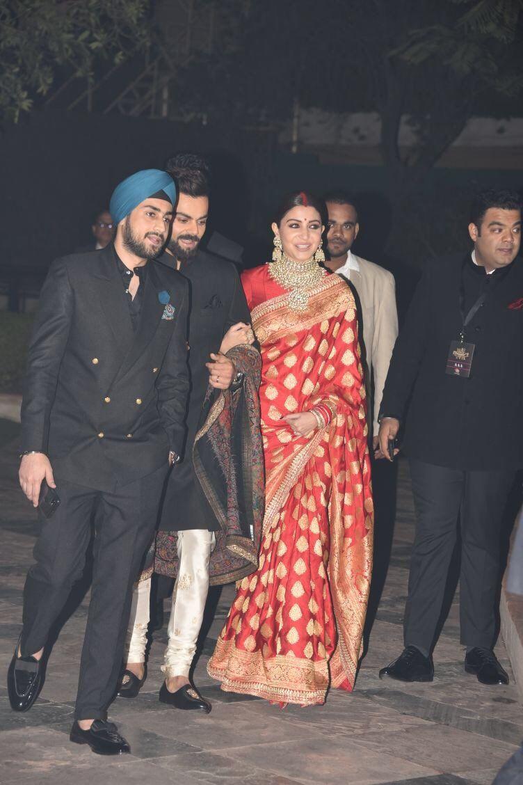 Anushka Sharma & Virat Kohli Wedding Reception Photos