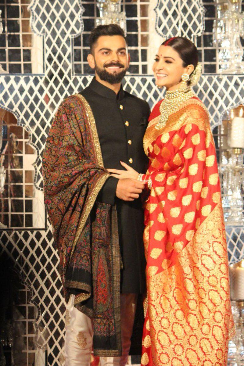 Anushka Sharma & Virat Kohli Wedding Reception Photos