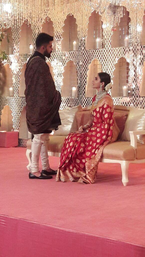 Anushka Sharma & Virat Kohli Wedding Reception Photos