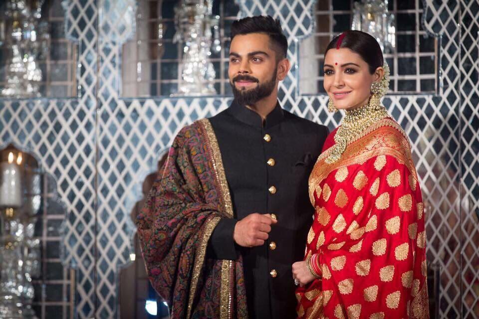 Anushka Sharma & Virat Kohli Wedding Reception Photos