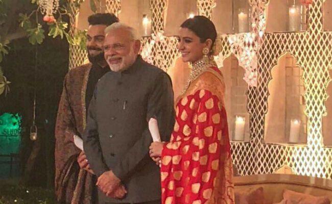 Anushka Sharma & Virat Kohli Wedding Reception Photos