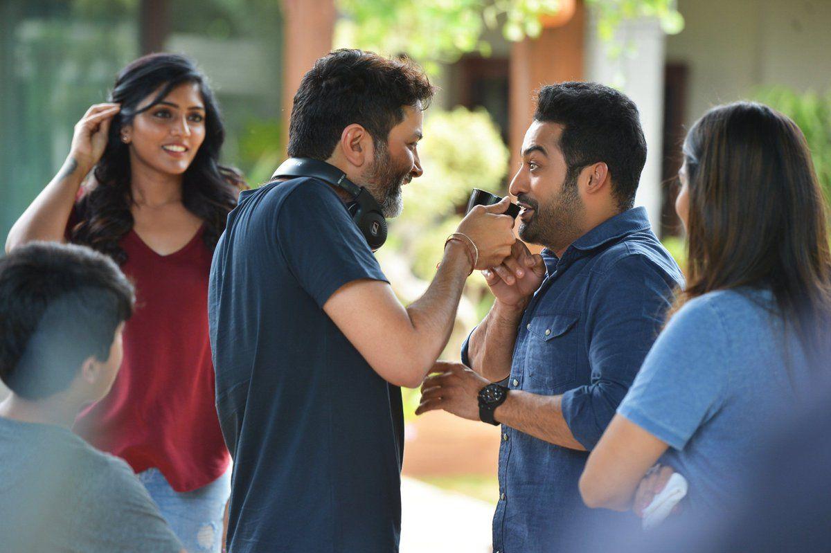 Aravindha Sametha Latest Working Stills!!