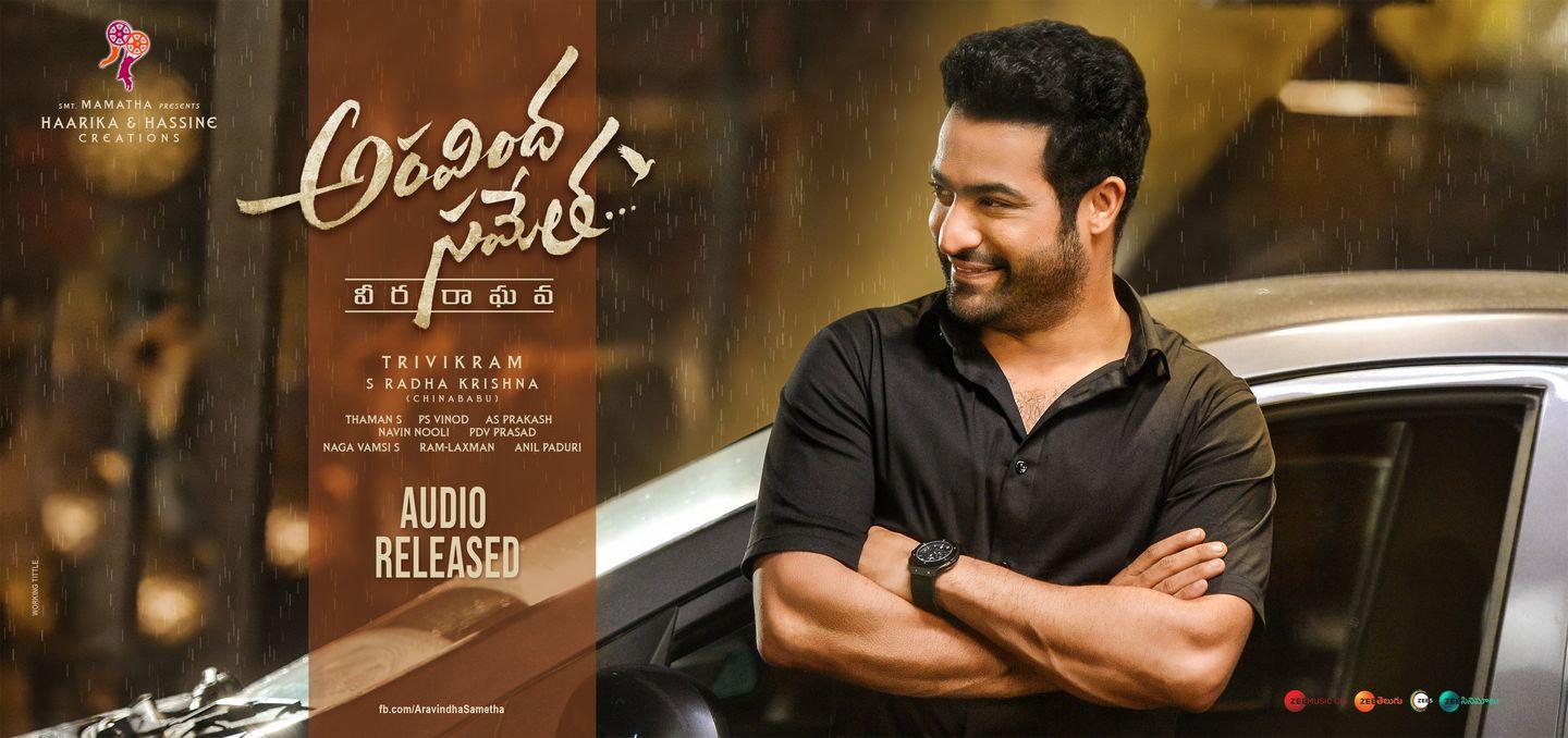 Aravindha Sametha Movie Audio Released Posters