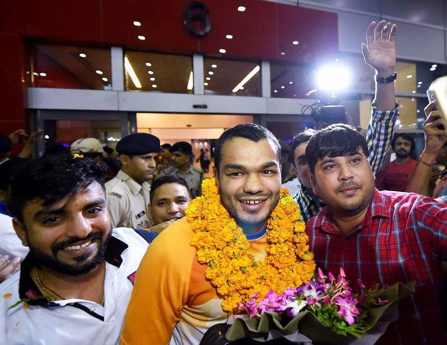 Asian Games 2018: Indian Players Arrive Home to a Grand Welcome