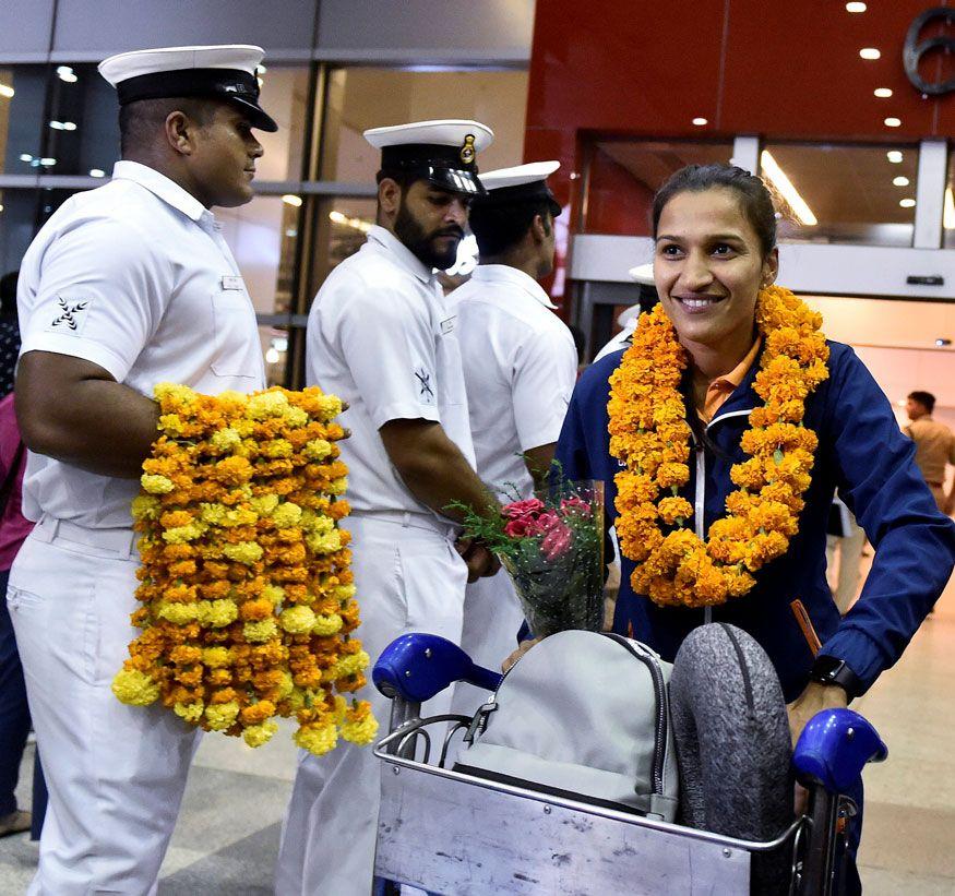 Asian Games 2018: Indian Players Arrive Home to a Grand Welcome