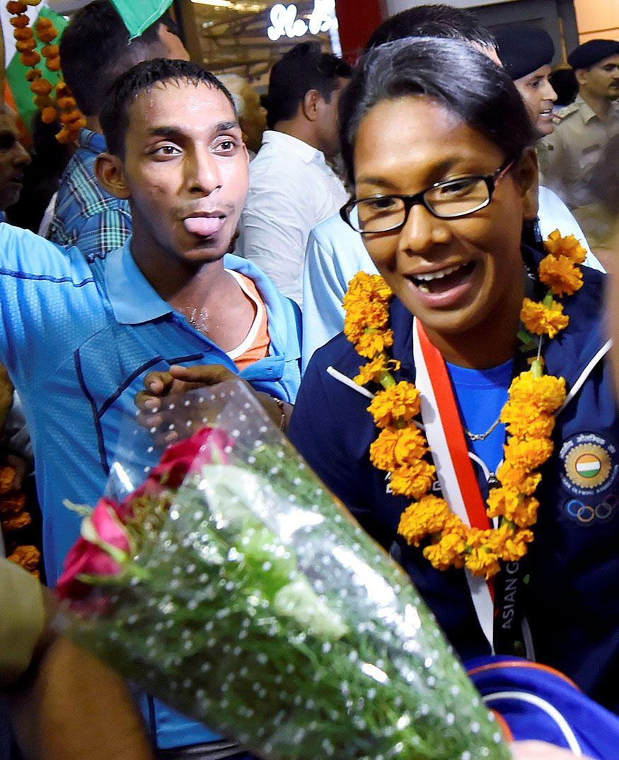 Asian Games 2018: Indian Players Arrive Home to a Grand Welcome