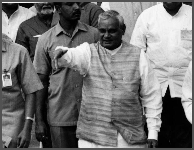 Atal Bihari Vajpayee Very Old Black & White Photos