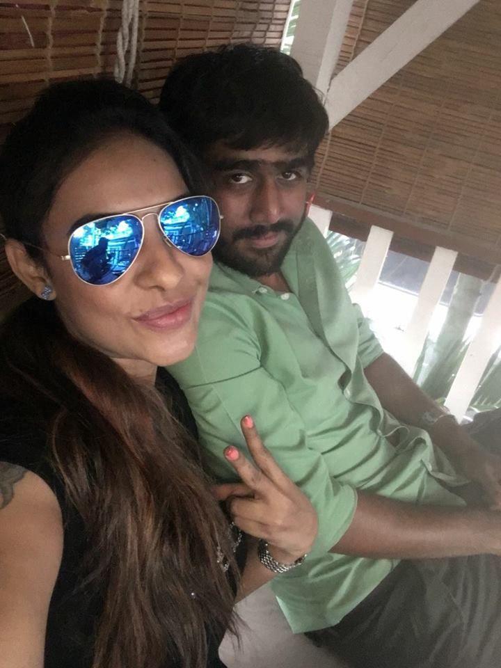 B'day Special: Sri Reddy Romantic Photos With Abhiram Again