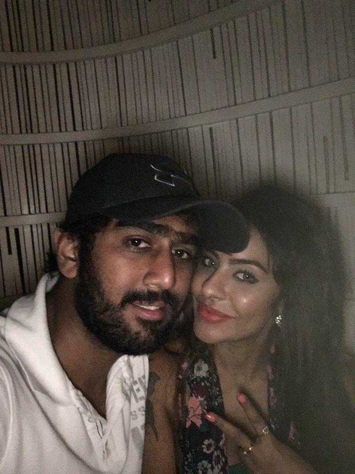 B'day Special: Sri Reddy Romantic Photos With Abhiram Again