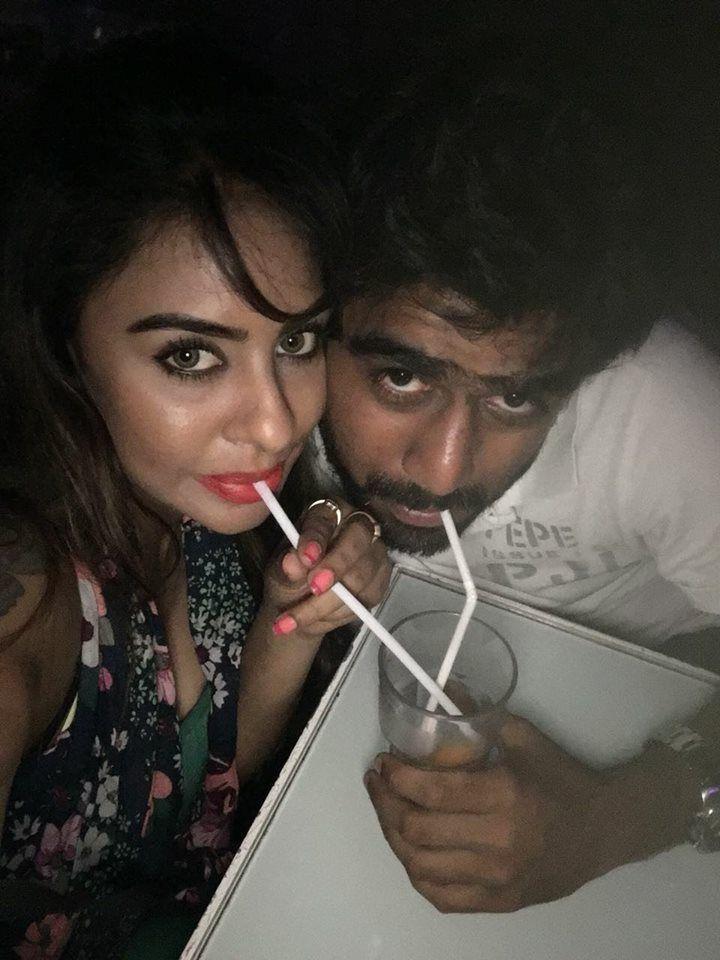 B'day Special: Sri Reddy Romantic Photos With Abhiram Again