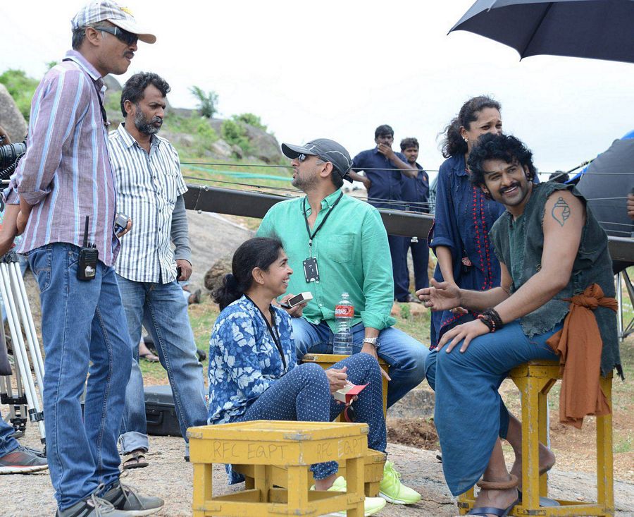 Baahubali 2 Working Latest Stills