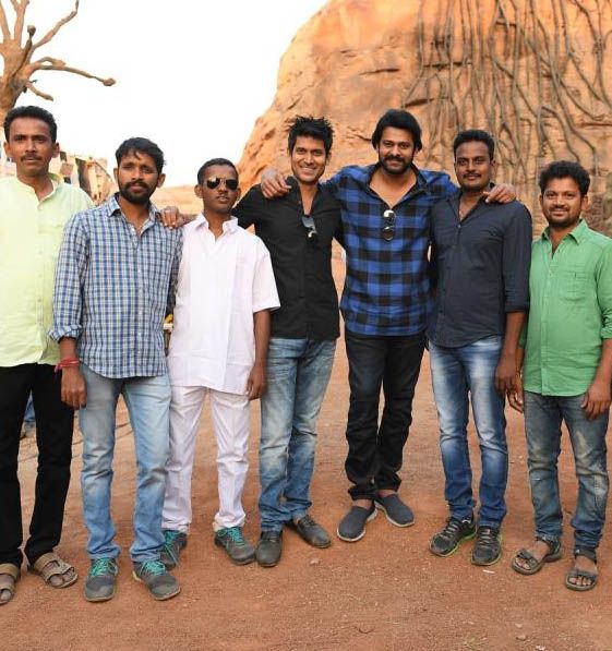 Baahubali 2 Working Latest Stills