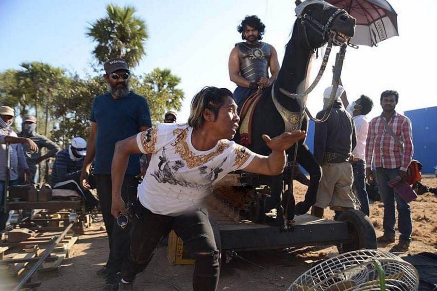 Baahubali 2 Working Latest Stills