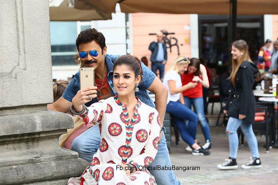 Babu Bangaram Audio Release Date Posters
