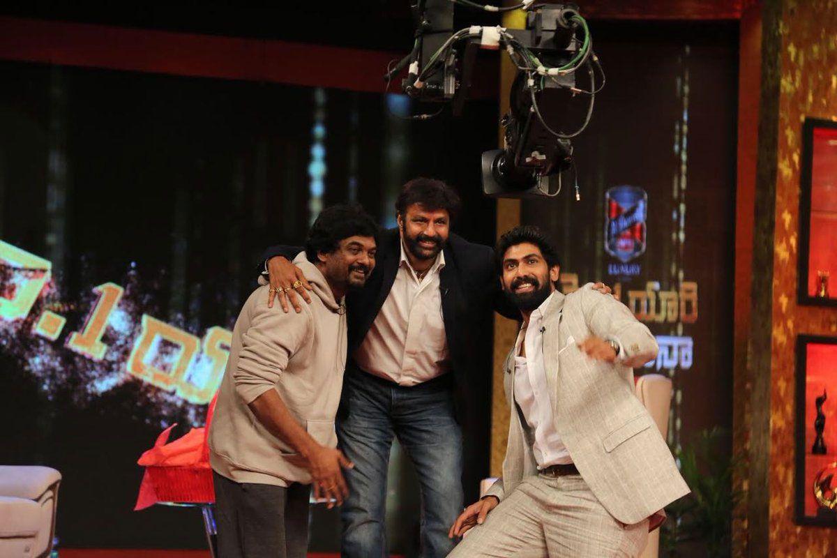 Balakrishna & Puri Jagannadh In Rana's No 1 Yaari Show