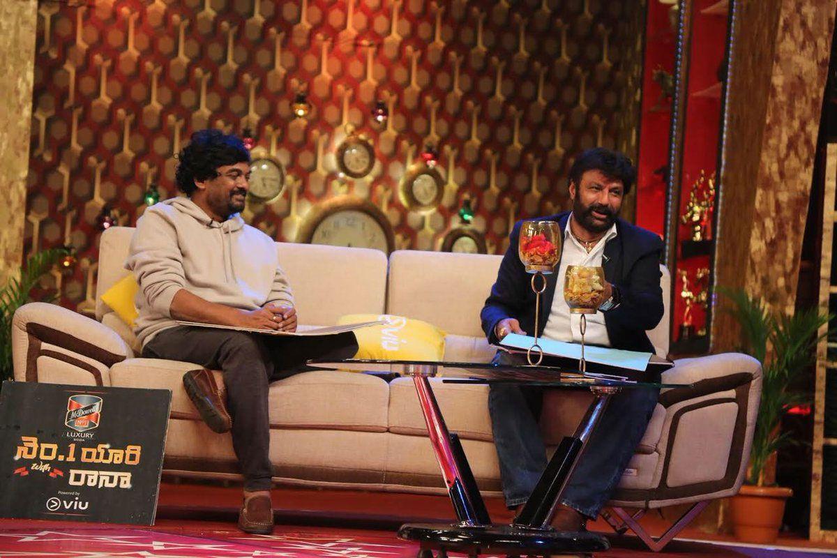 Balakrishna & Puri Jagannadh In Rana's No 1 Yaari Show