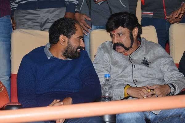 Balakrishna Watching GautamiPutra Satakarni at Bramaramba Theatre