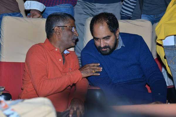 Balakrishna Watching GautamiPutra Satakarni at Bramaramba Theatre