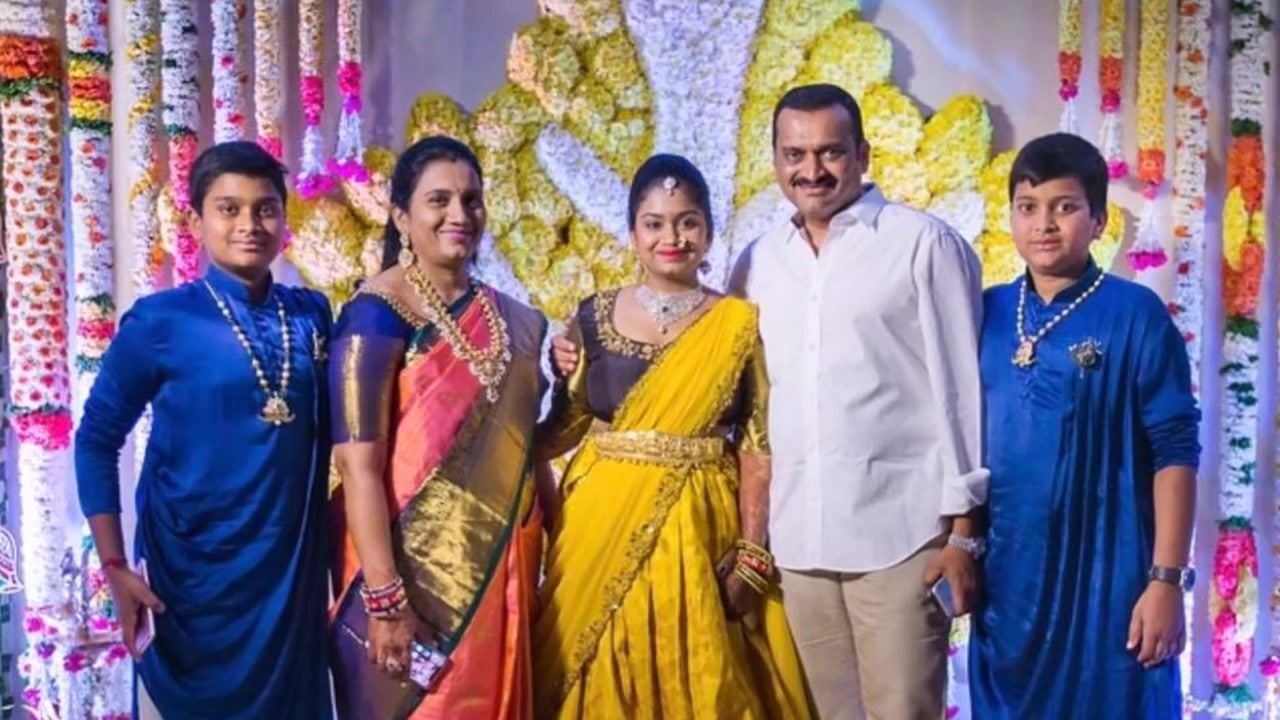 Bandla Ganesh Daughter Janani Half saree Ceremony Photos