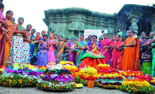 Bathukamma Celebrations at Warangal Photos