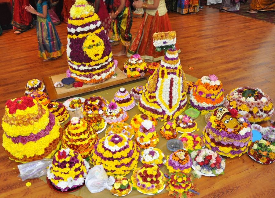 Bathukamma Telangana Flower Festival Photos