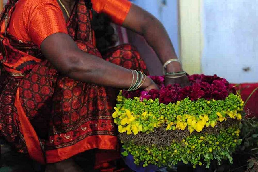 Bathukamma Telangana Flower Festival Pics
