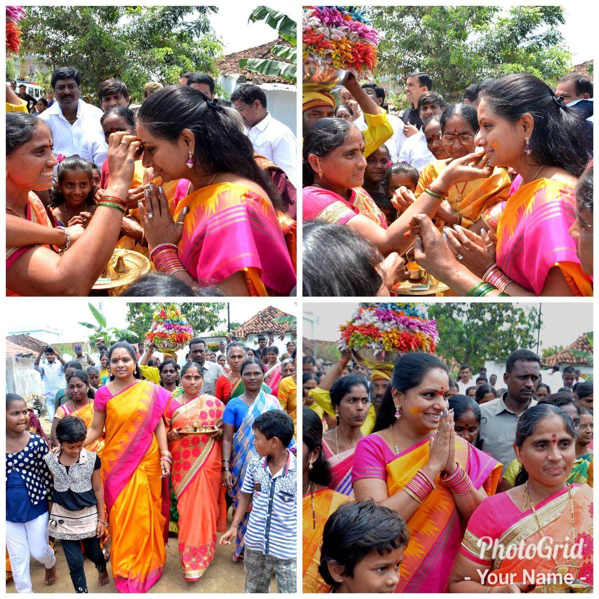 Bathukamma celebrations at Velmal village of Armur constituency