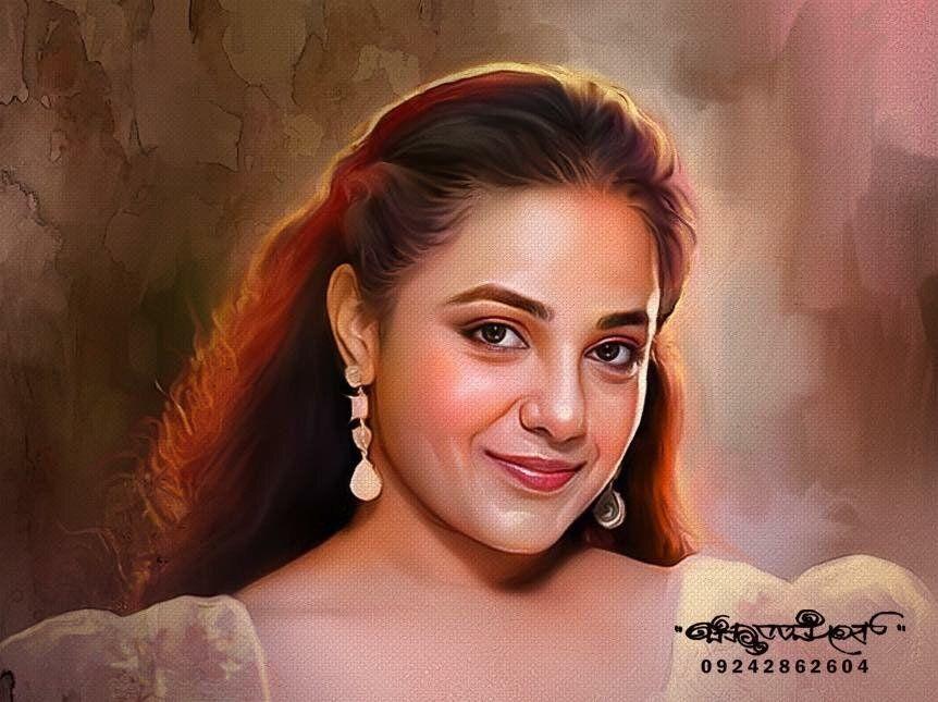 Beautiful Digital Painting of TOP Celebs By Chitthararamesh