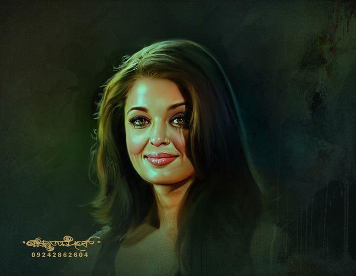 Beautiful Digital Painting of TOP Celebs By Chitthararamesh