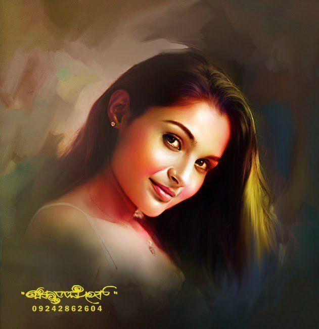 Beautiful Digital Painting of TOP Celebs By Chitthararamesh