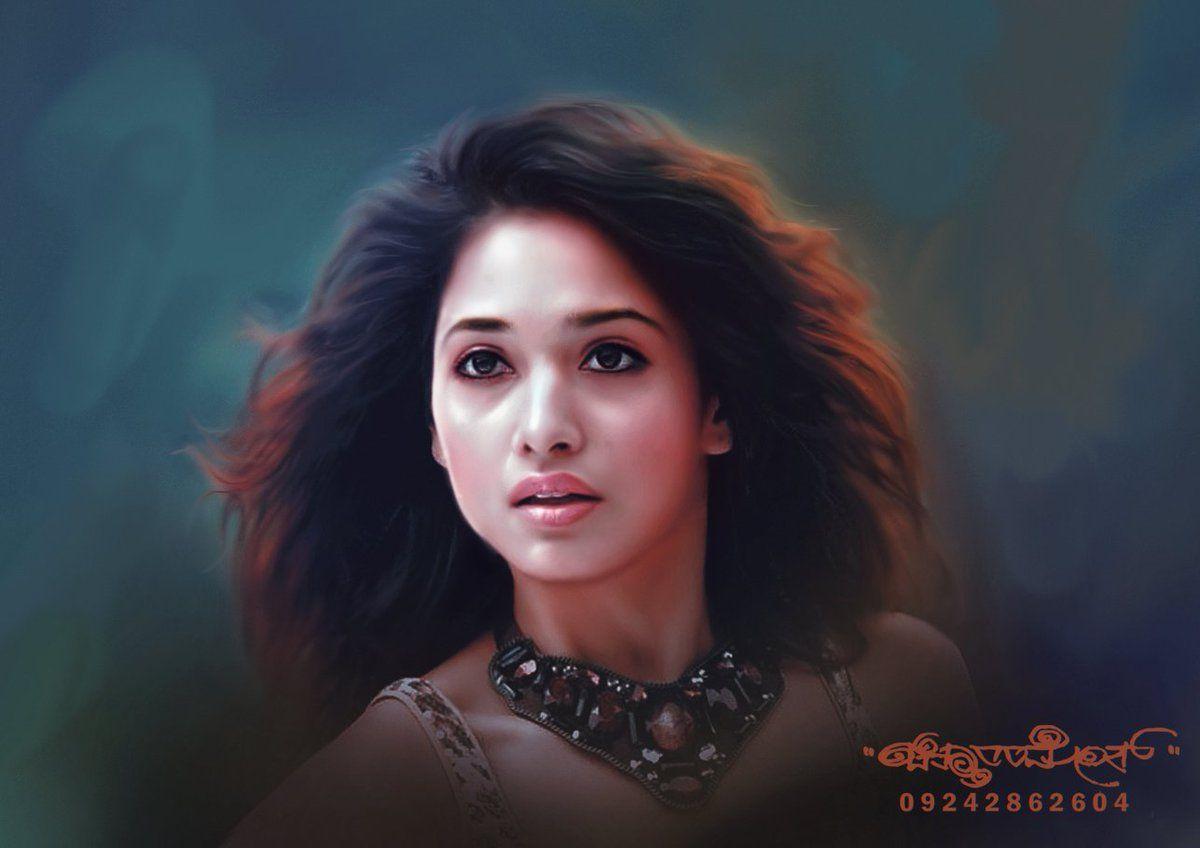 Beautiful Digital Painting of TOP Celebs By Chitthararamesh