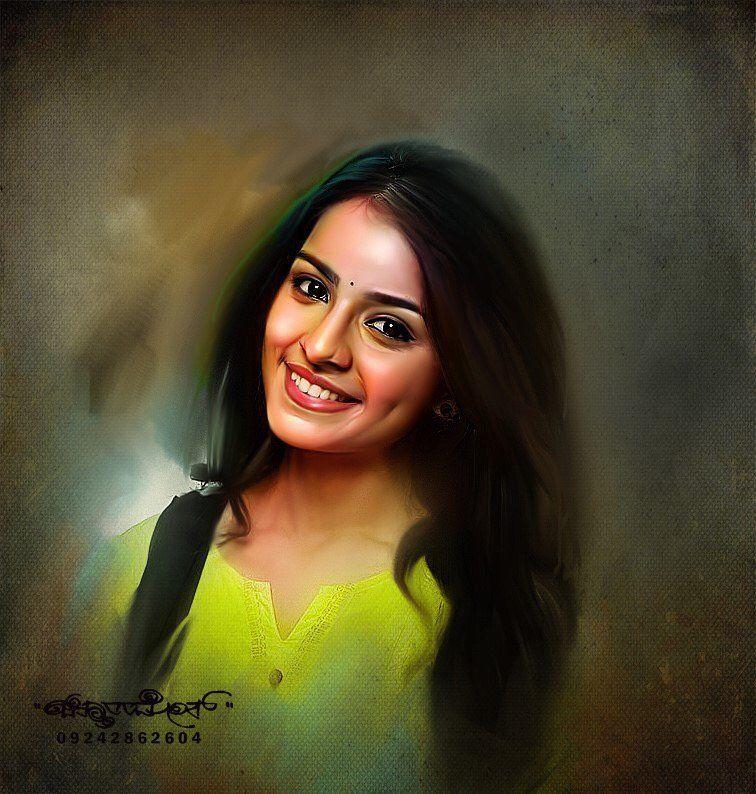 Beautiful Digital Painting of TOP Celebs By Chitthararamesh